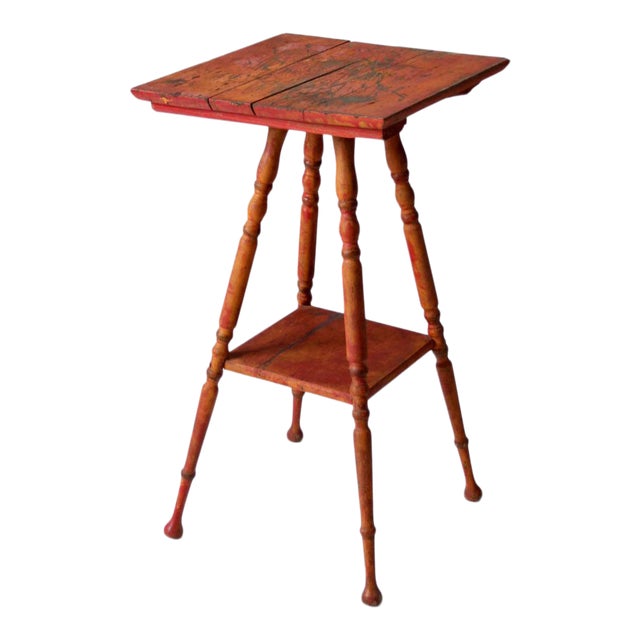 Antique Wooden End Table Chairish