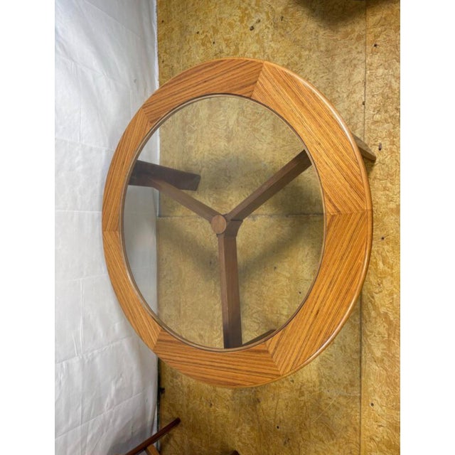Mid-Century Round Teak Coffee Table with 3 Nesting Side Tables from G-Plan, 1960s, Set of 4 For Sale - Image 6 of 10