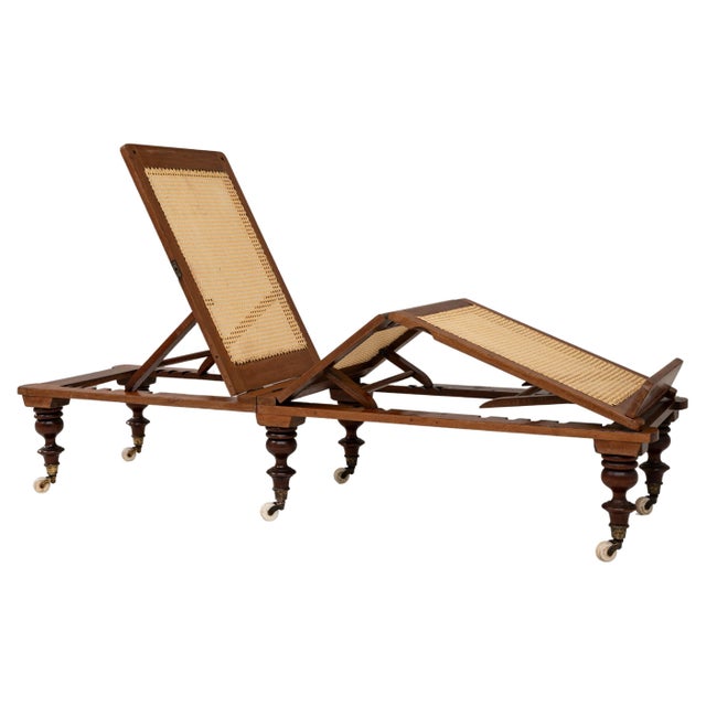 1900s English Victorian Mahogany Folding Daybed By Robinson & Sons For Sale - Image 15 of 18