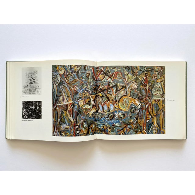 Mid-Century Modern Jackson Pollock Vintage 1989 1st Edtn Abstract Expressionist Lithograph Print Landmark Volume Large Hardcover Art Book For Sale - Image 3 of 12