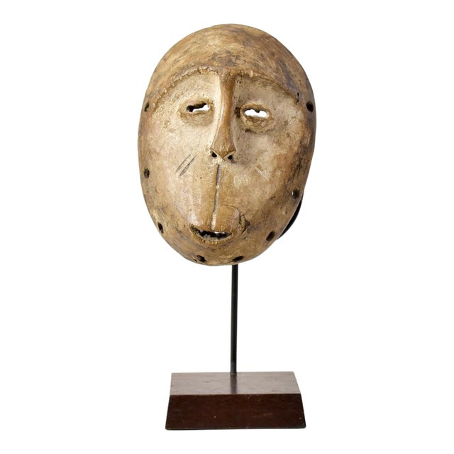 Early 20th Century Lega Bwami Society Mask For Sale