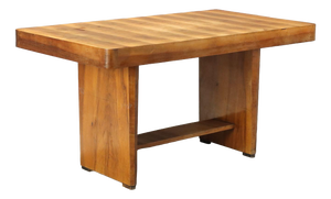 Vintage Italian Table in Walnut Veneer, 1940s