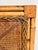 Vintage British Colonial Coastal Bamboo, Rattan, and Leather Bulletin Board For Sale In New York - Image 6 of 12