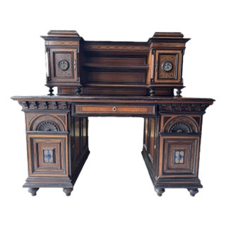 Late 19th Century Bruce James Talbert-Inspired Victorian Writing Desk For Sale