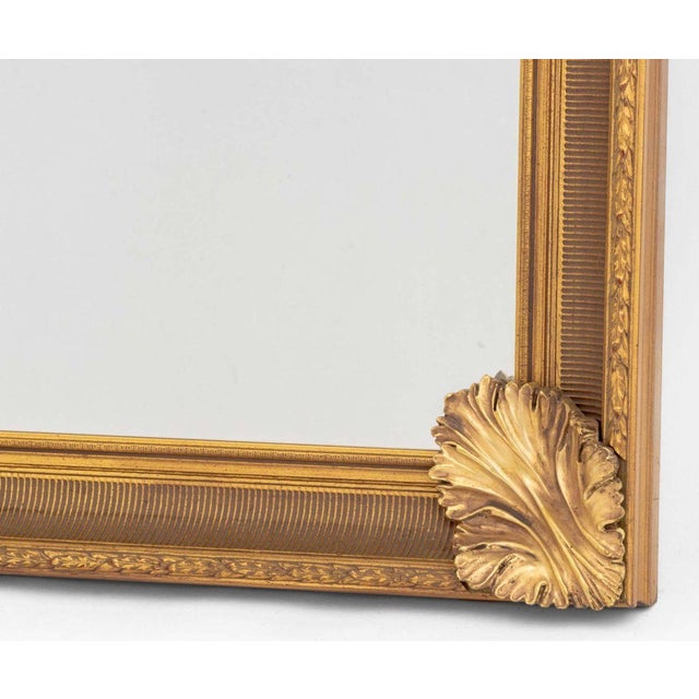 Late 20th Century Late 20th Century Neoclassical Style Giltwood Framed Mirror For Sale - Image 5 of 6