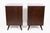 Swedish Moderne Dark Walnut Bedside Cabinets, 1940s - A Pair For Sale - Image 10 of 13