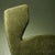 Italian Lounge Chair in Forest Green Dedar Upholstery, Italy For Sale - Image 9 of 11