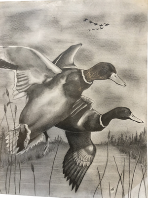 Flying Geese (Original Work of Art)
