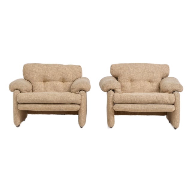 Coronado Armchairs by Tobia Scarpa for C&B, Italy, 1970s, Set of 2 For Sale