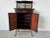 Brass 1900's Antique English Mahogany Brass Framed Music Cabinet For Sale - Image 8 of 12