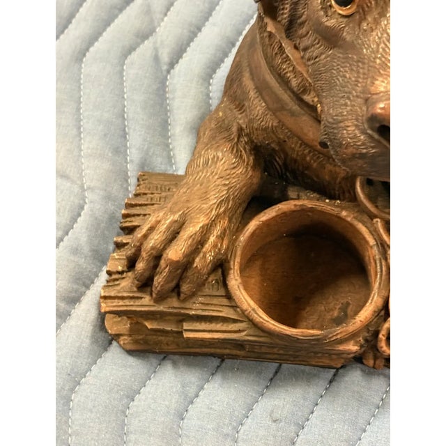 Resin Dog Form Tobacco Box, Vintage For Sale - Image 10 of 11