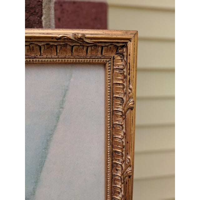 Vintage Still Life Botanical Floral Bouquet Framed Art Signed For Sale - Image 4 of 9