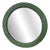 Round Wicker Mirror, 1960s For Sale