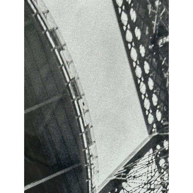 Black Places & Cities Eiffel Tower of Paris Photograph Print, Framed For Sale - Image 8 of 12