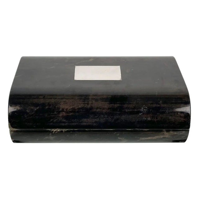 Goatskin Box by Tommaso Barbi, Italy, 1970s For Sale - Image 14 of 14