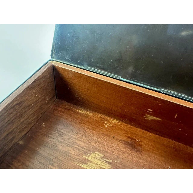 Metal Art Deco Brass Jewelry Box from WMF Ikora, 1930s For Sale - Image 7 of 9