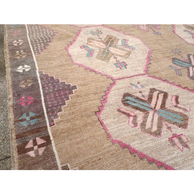Mid 20th Century Galerie Shabab Collection Mid-20th Century Turkish Anatolian Carpet For Sale - Image 5 of 10