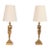 Vintage Male and Female Figural Carved Table Lamps by Clifford C Stasack - Pair For Sale