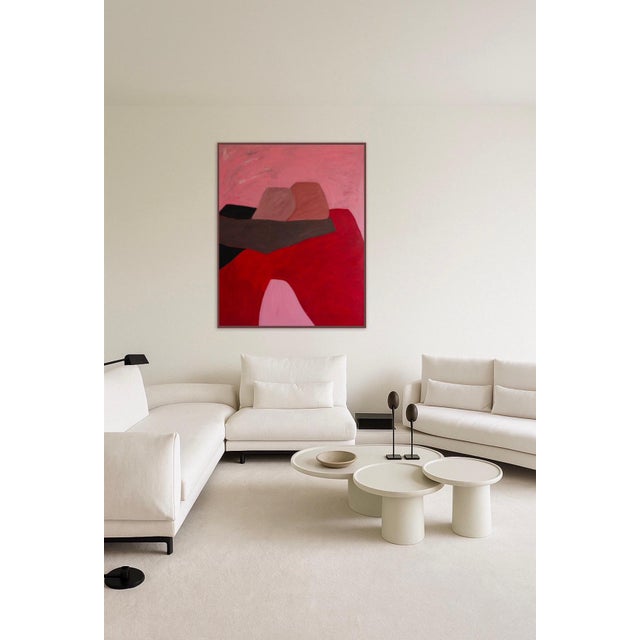 Bodasca, In Your Arms Red Version, 2026, Acrylic on Canvas For Sale - Image 9 of 11