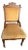 Antique Eastlake Walnut Parlor Chair, Circa 1880s Victorian With Brass Casters For Sale