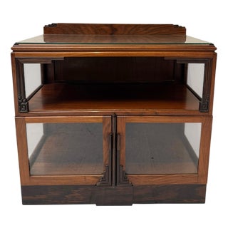 Vintage Amsterdam School Display Cabinet, 1920s For Sale