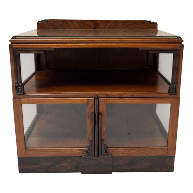 Vintage Amsterdam School Display Cabinet, 1920s For Sale