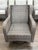 Wood Outdoor Porch Glider Swivel Chairs, Set of Four For Sale - Image 7 of 12