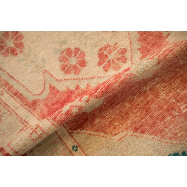 Old New House Vintage Distressed Oushak Rug Runner - 2'9" x 5'9" For Sale - Image 4 of 9