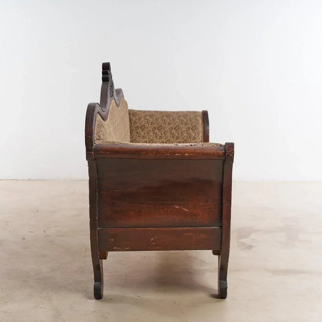 Height: 97 Width: 175 Depth: 76. Would benefit from being restored. This piece is attributed to the mentioned...