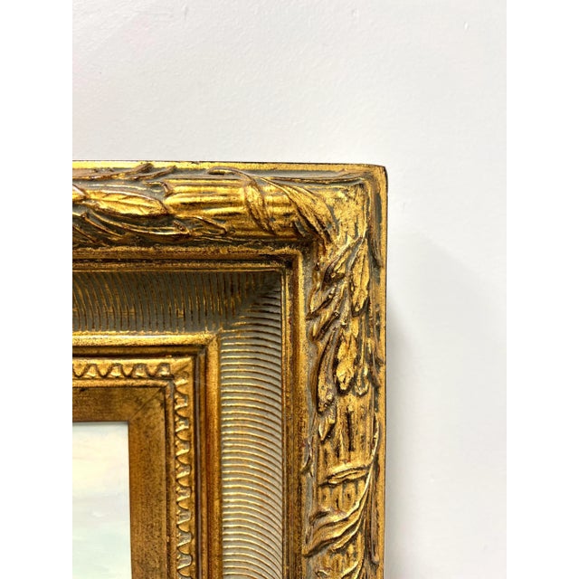 20th Century Original Oil Impasto on Canvas Painting - Poppies & Countryside - Unsigned For Sale - Image 9 of 12