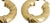 Hoop Earrings in 19.2K Gold, Set of 2 For Sale - Image 4 of 8