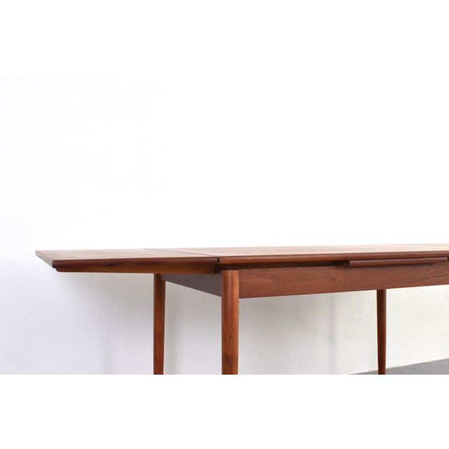 Mid-Century Danish Teak Extendable Dining Table, 1960s For Sale - Image 9 of 15