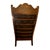 Early 20th Century Ornately Carved Quarter Sawn Oak Throne Chair For Sale - Image 9 of 9
