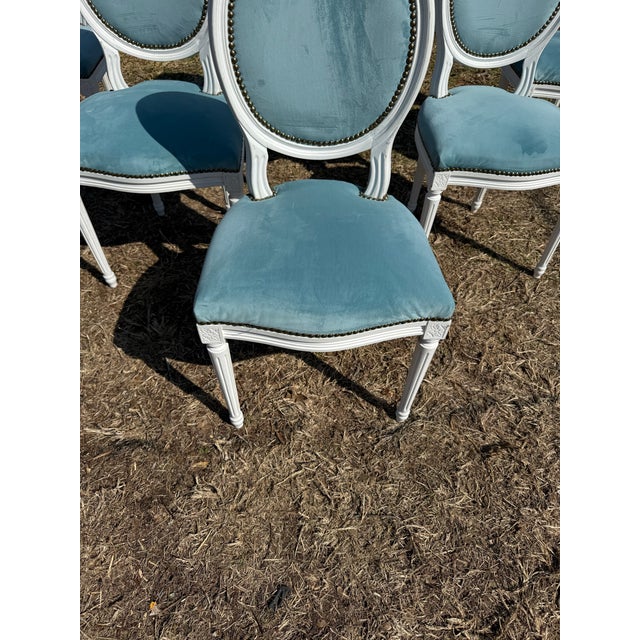 19th Century Louis XVl Dining Chairs - Set of 6 For Sale - Image 6 of 12