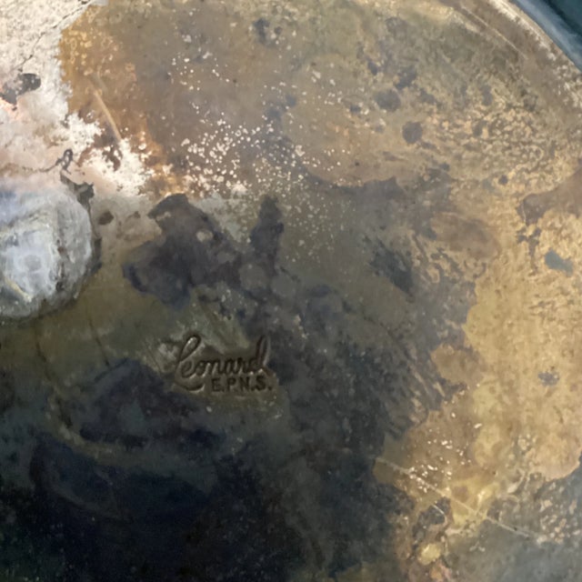 Vintage Leonard Epns Urn Planter-Ice Bucket With Handle For Sale In Chicago - Image 6 of 7