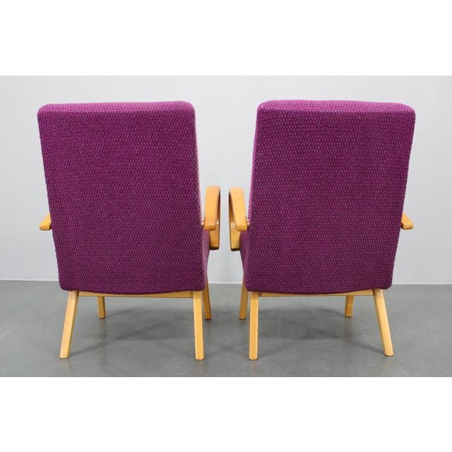 Armchairs, Former Czechoslovakia, 1960s, Set of 2 For Sale - Image 17 of 18