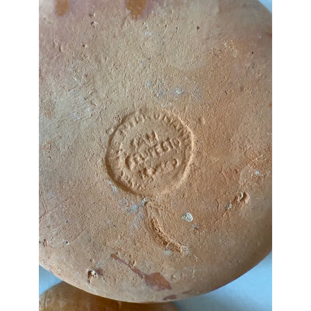 Set of 4 Vintage Mexican Pottery Clay Bowls For Sale - Image 10 of 11