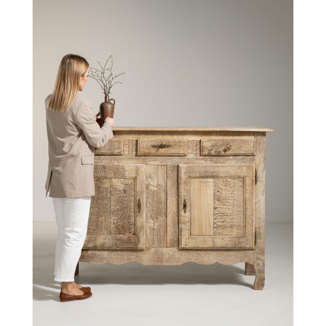 French Oak Buffet, Antique, France, Early 19th Century For Sale - Image 4 of 16