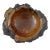 Hoyt G. Brown Signed 9" Cherry Burl Bowl | Appalachian Folk Art | Live Edge Wood Bowl For Sale - Image 10 of 11