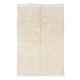 Hand-Knotted Wool Rug by Azele Studio For Sale