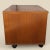Vintage Mid-Century Teak Rolling Media Cabinet Danish Modern Side Table , 1970s For Sale - Image 10 of 10