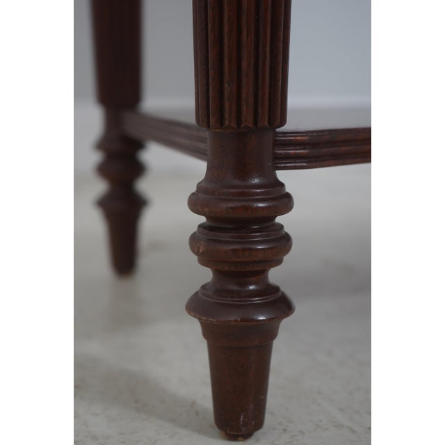 Pair of Ethan Allen Mahogany Two-Tier Nightstands For Sale - Image 9 of 18