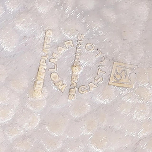 Silver Vintage Silver Plate Ice Bucket With Lizard Handles by Wolmar Castillo For Sale - Image 8 of 8