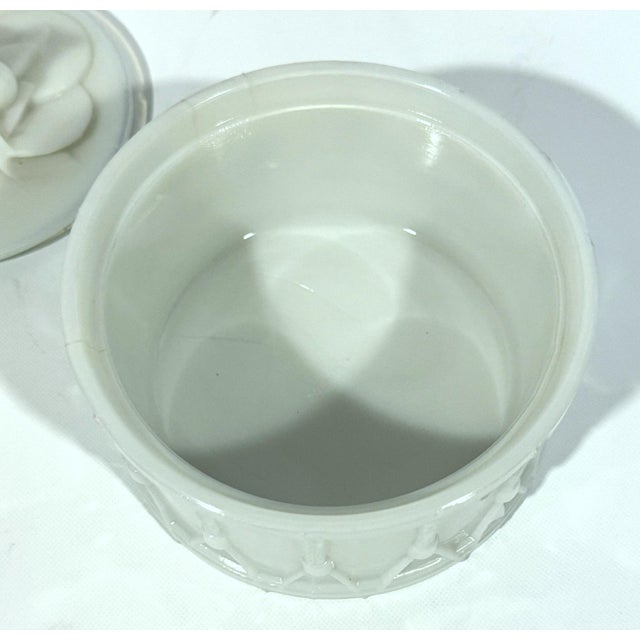 Portieux Vallerysthal Early 20th Century Portieux Vallerysthal Powder Jar For Sale - Image 4 of 7