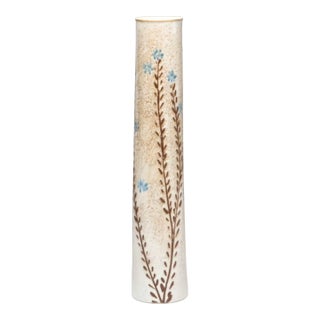 Andersen Design Tall Stoneware Wildflower Pottery Vase For Sale