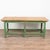 19th century Hungarian work table, crafted in pine. The base retains its original green painted finish, now naturally...