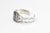 Rustic Mid 20th Century Southwestern Fred Harvey Style Sterling Silver and Petrified Wood Cuff Bracelet For Sale - Image 3 of 10