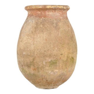 19th Century French Terra Cotta Biot Olive Jar 20 X 26.875 In. For Sale
