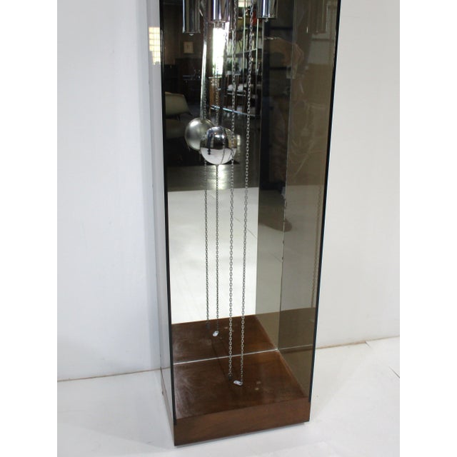 Mid-Century Modern Howard Miller Lucite Mid Century Grandfathers Clock Model 677 For Sale - Image 3 of 12