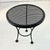 Mid-Century Boho Chic Atomic Mesh Patio Side Table, Woodard Attributed For Sale - Image 9 of 10